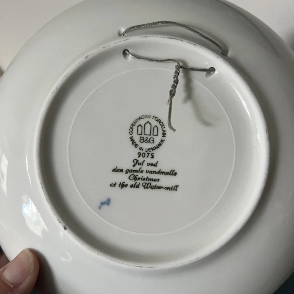 Vintage Bing & Grondahl Christmas Plates 1971 1972 1975 Danish Porcelain‎ Set 3
